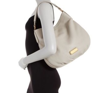Marc Marc Jacobs Hillier satchel hobo tote taupe